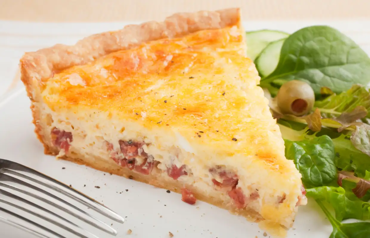 quiche lorraine lardon soja