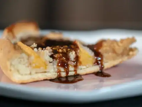 tarte aux pommes chocolat amandes