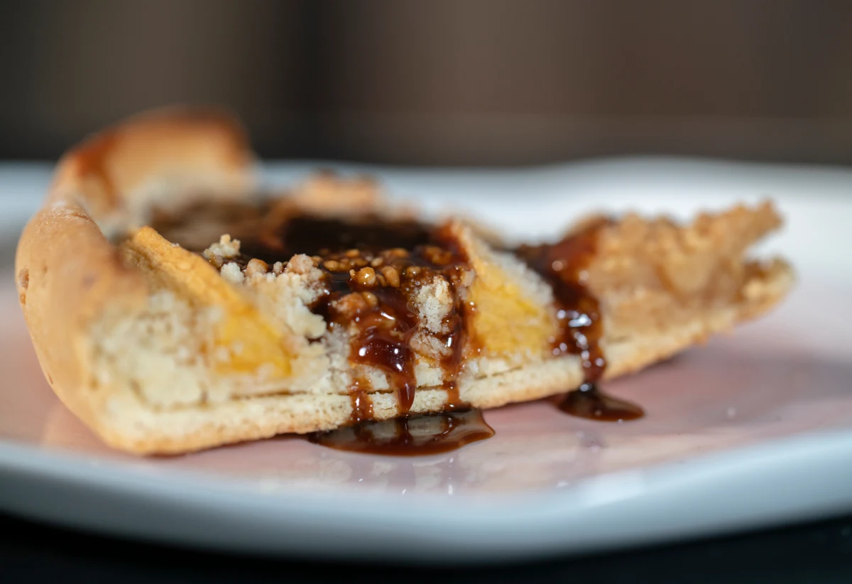 tarte aux pommes chocolat amandes