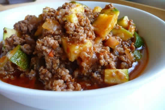 boulettes de boeuf courgettes cookeo