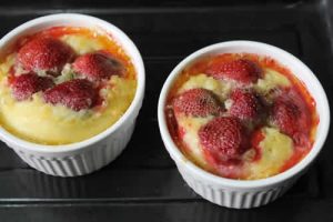 clafoutis fraises thermomix