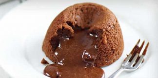 Fondant au chocolat sans beurre
