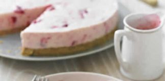 gateau fromage aux fraises