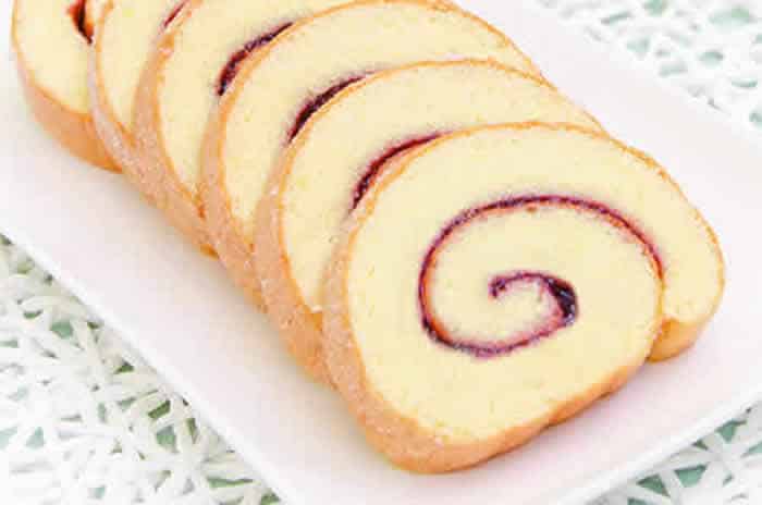 gateau roule fraise