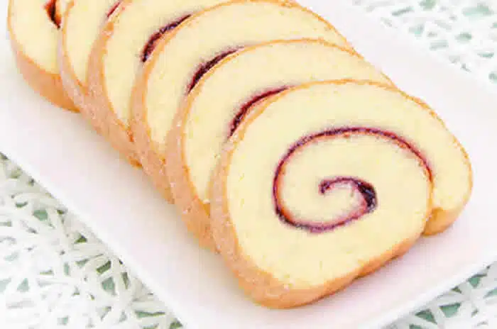 gateau roule fraise