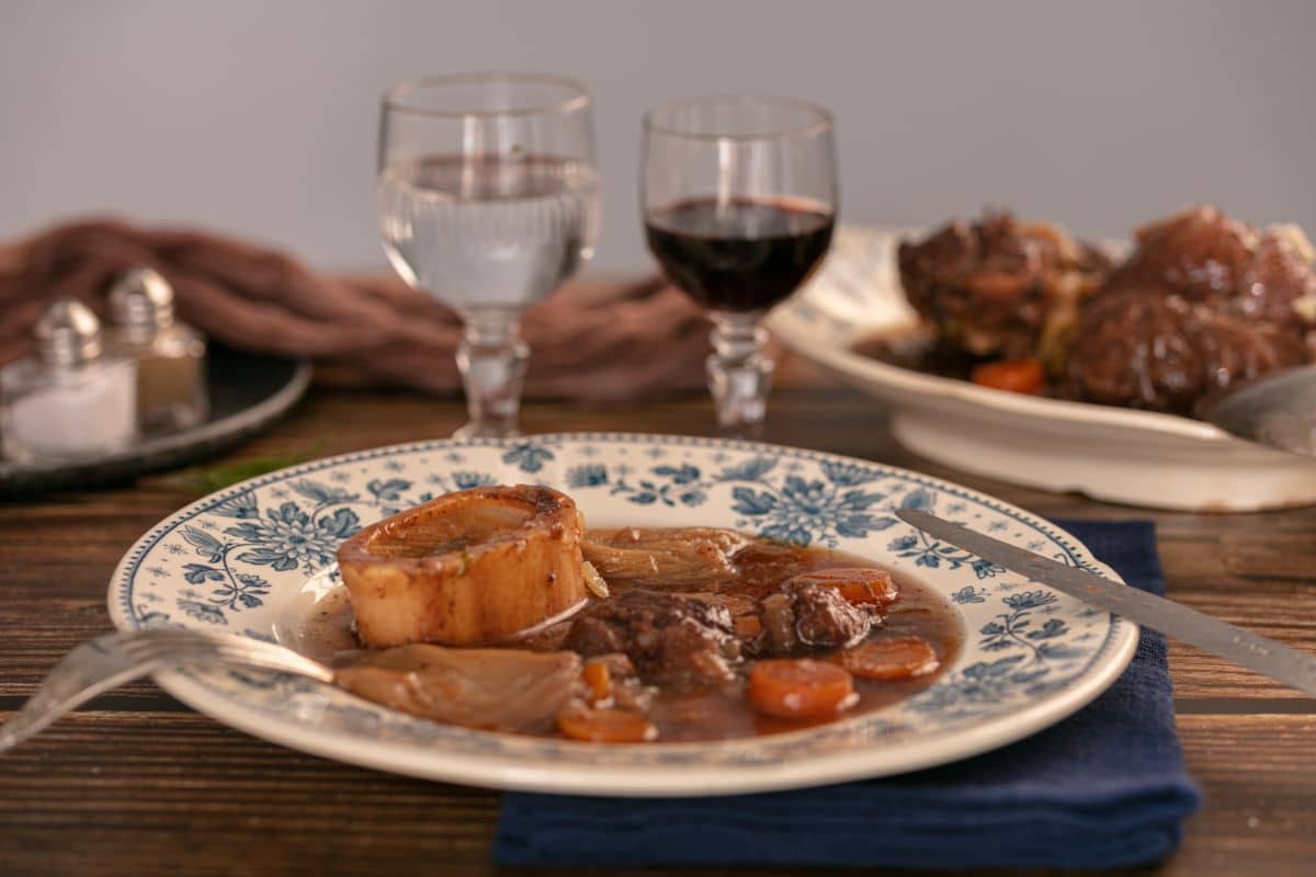 jarret de beuf vin rouge cookeo