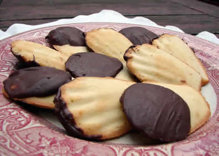 madeleines coque de chocolat