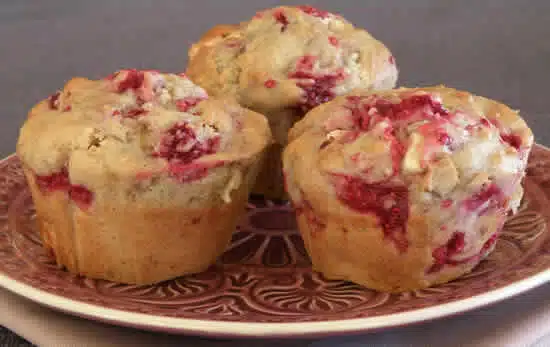 muffins chocolat blanc framboises thermomix