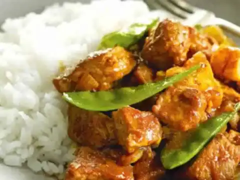 Porc au Curry au Cookeo