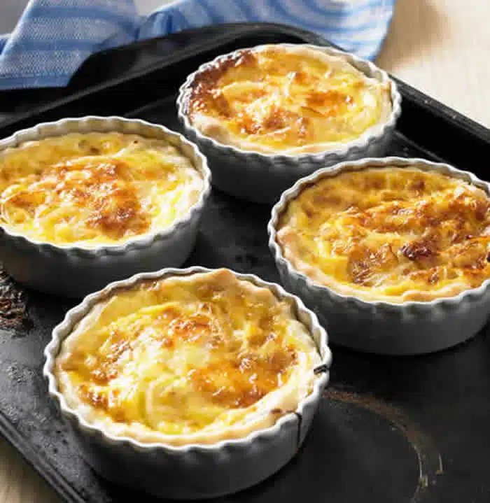 quiches oignons rouges