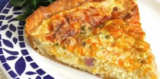 Tarte au fromage de chèvre et jambon au thermomix