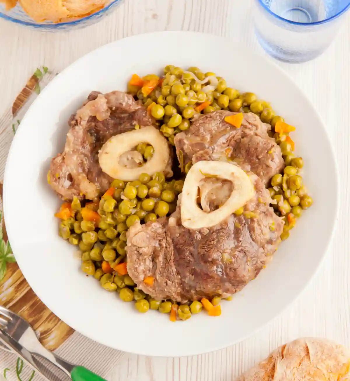 jarret de boeuf aux petits pois cookeo