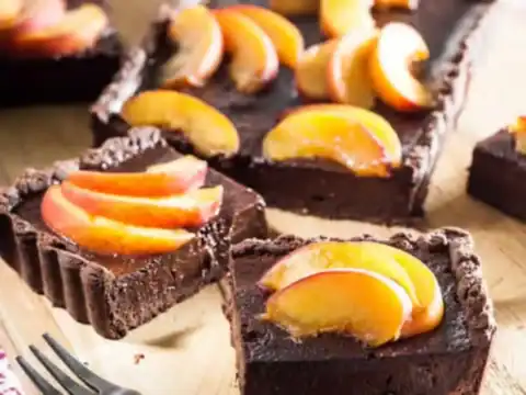 Tartelette Chocolat et Pêches