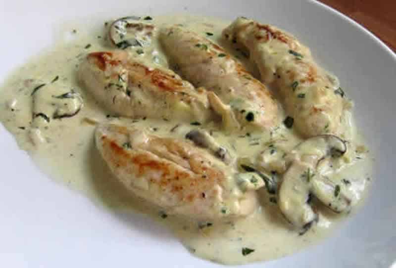 Blancs de poulet à l'estragon avec cookeo