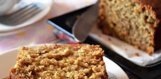 cake aux pommes noix