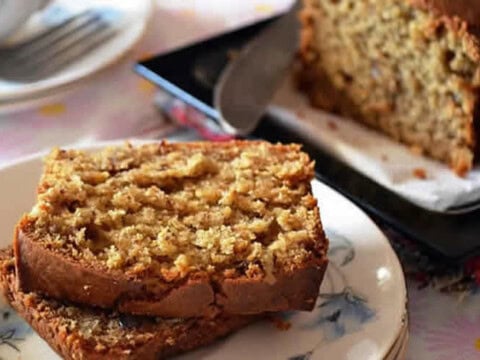 cake aux pommes noix