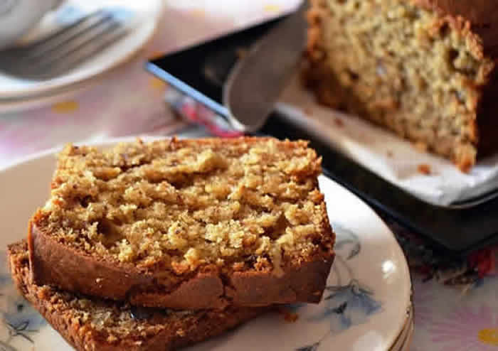 cake aux pommes noix