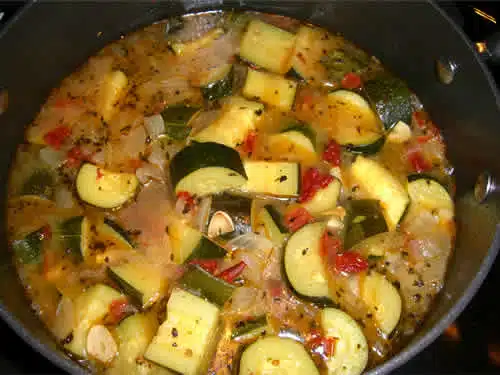 eminces poulet courgettes cookeo