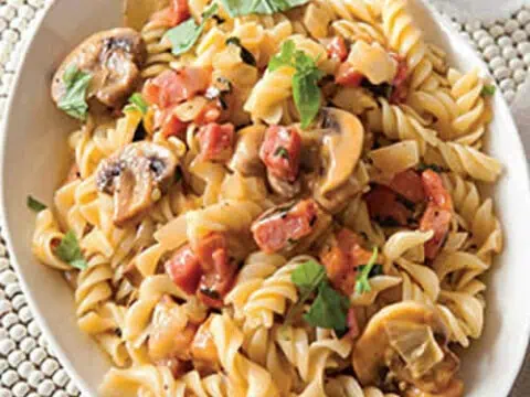 Pâtes au Jambon et Champignons au Cookeo