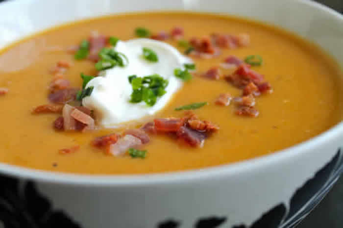 soupe pancetta chorizo companion