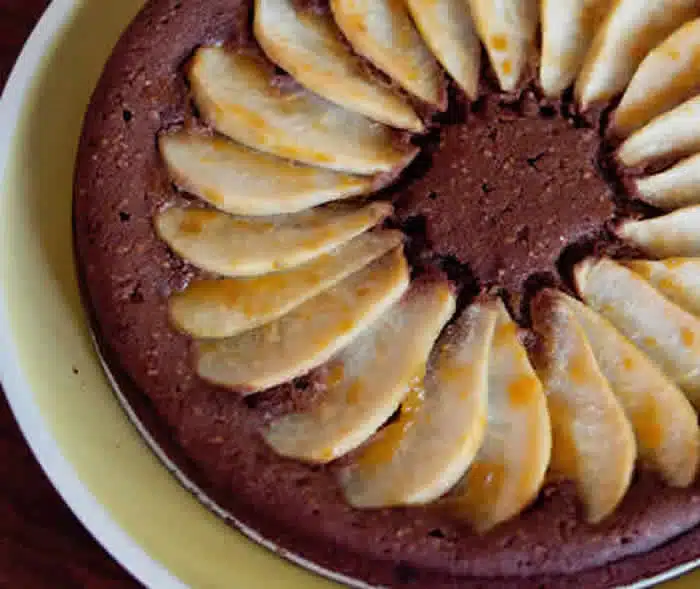 tarte frangipane chocolat poires