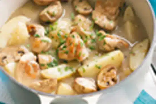filet poulet pommes de terre champignons cookeo