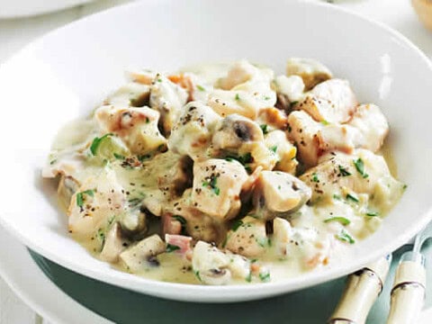 blanc de poulet champignons cookeo