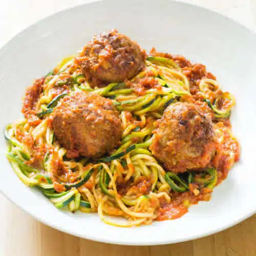 boulettes de boeuf aux courgettes cookeo