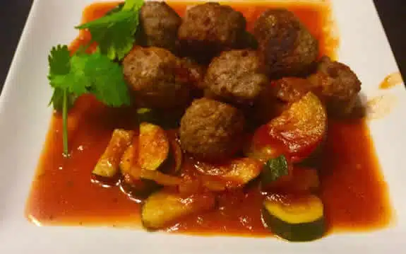 boulettes viande courgettes cookeo