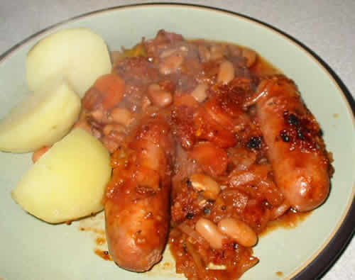 Cassoulet Haricots Blanc Et Saucisse Avec Cookeo