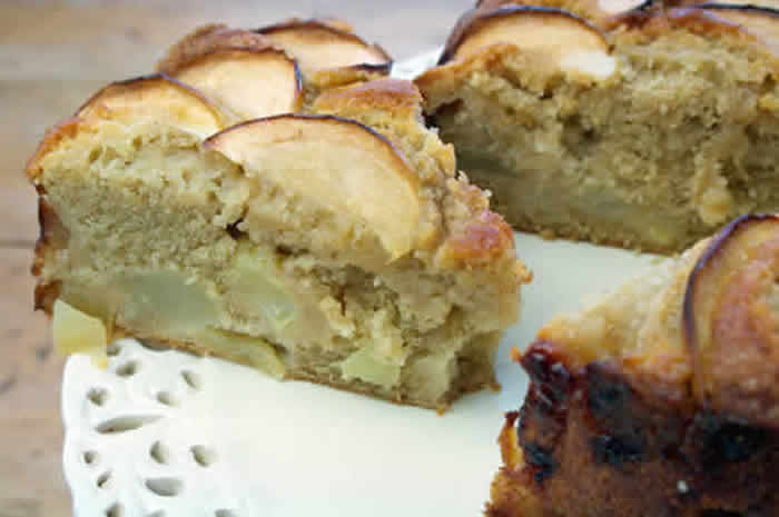 gateau aux pommes poires