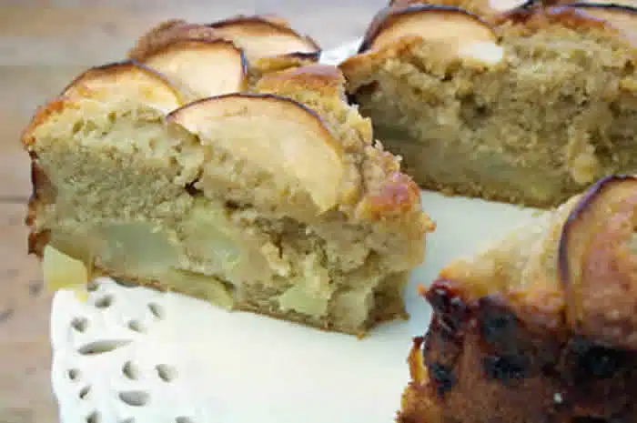 gateau aux pommes poires