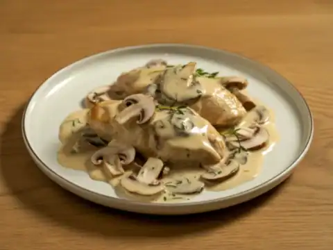Poulet au Champignon et Boursin au Cookeo