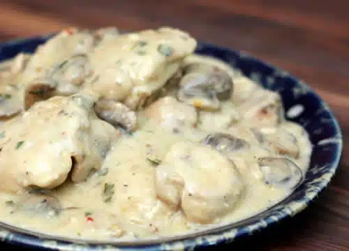 poulet champignon boursin cookeo