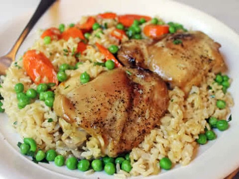 poulet riz carottes cookeo
