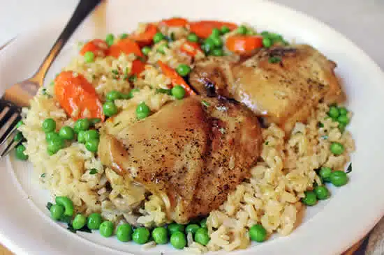 poulet riz carottes cookeo