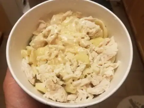 Poulet aux Pâtes Fromage Cookeo