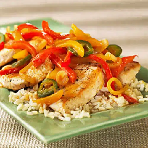 poulet aux poivrons cookeo