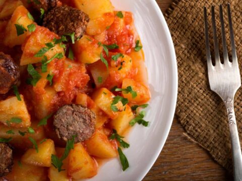 Poulet aux pommes de terre et chorizo avec cookeo