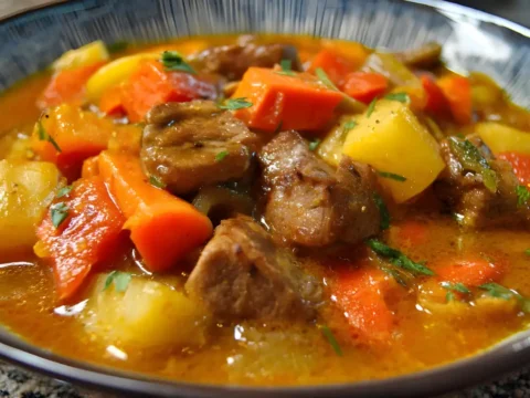 Ragoût de Porc aux Légumes au Cookeo