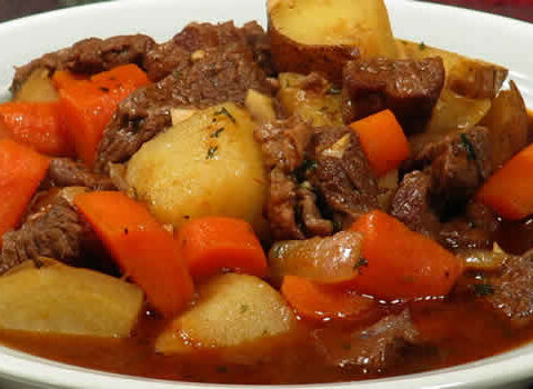 ragout de porc aux legumes cookeo