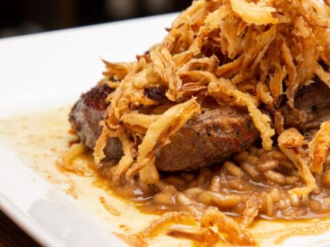 Risotto aux lardons et chorizo avec cookeo