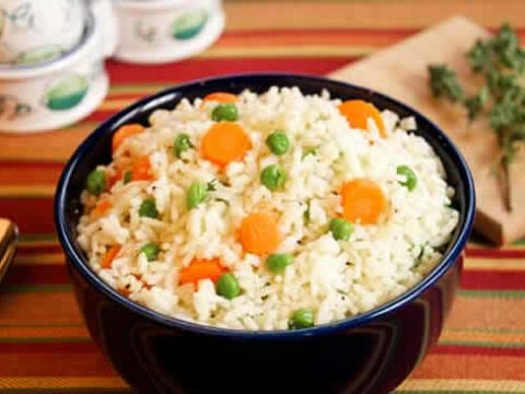 riz aux carottes petits pois cookeo