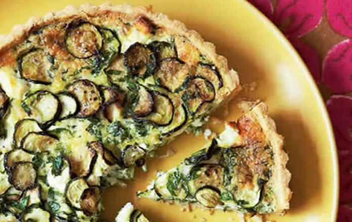 tarte courgette fromage chevre