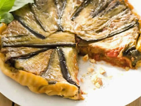 tarte aubergine thon