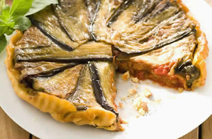 tarte aubergine thon