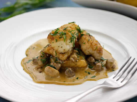 blanquette de lotte aux champignons cookeo