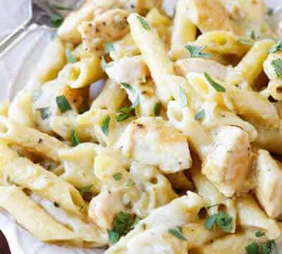 Coquillettes au poulet et Boursin weight watchers avec cookeo