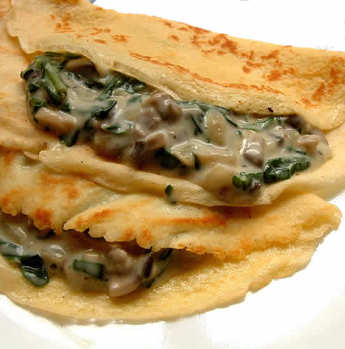 crepes aux champignons thermomix