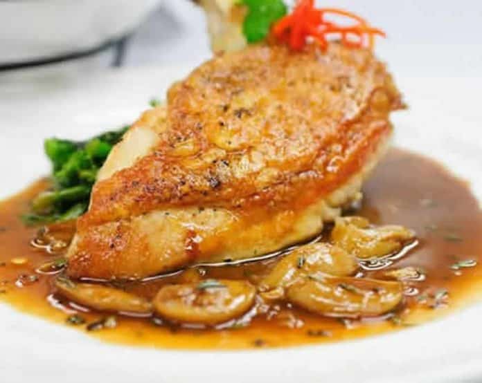 dinde aux champignons cidre cookeo